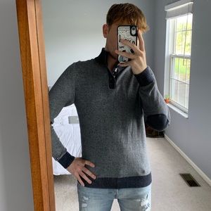 Tommy Hilfiger blue patterned pullover